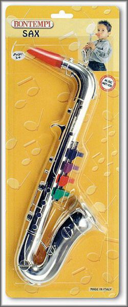 Fotografie Bontempi Saxofon stříbrný
