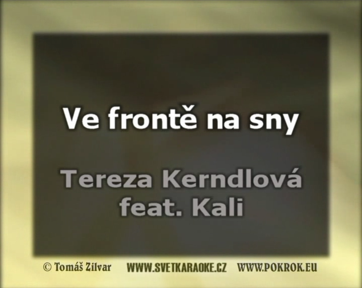 Nae karaoke od pvodnho interpreta Tereza Kerndlov