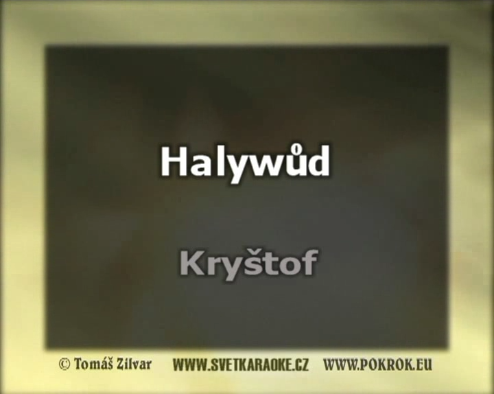Nae karaoke od pvodnho interpreta Krytof