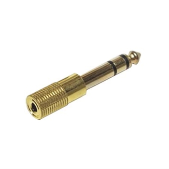 Nhled zbo Redukce Jack 6.3 stereo/ 3.5 stereo zdka, zlat