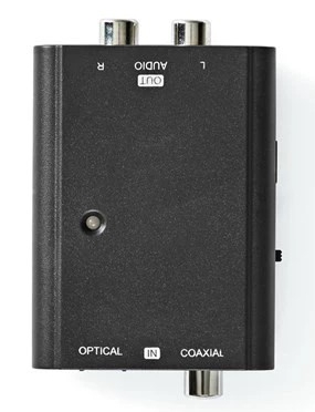 Nhled zbo Pevodnk Toslink/2x Cinch NEDIS ACON2509BK