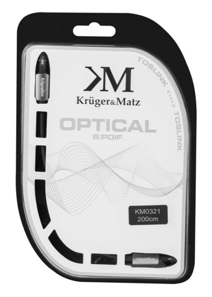 Další obrázek zboží Kabel optický TOSLINK KRUGER & MATZ KM0321 2m - Kabely, konektory... Další obrázek zboží Kabel optický TOSLINK KRUGER & MATZ KM0321 2m - Kabely, konektory...