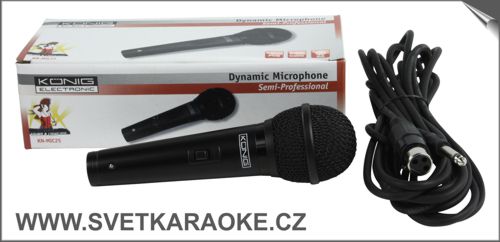 Další obrázek zboží Mikrofon König KN-MIC25 - Mikrofony Další obrázek zboží Mikrofon König KN-MIC25 - Mikrofony
