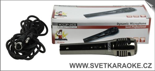 Další obrázek zboží Mikrofon König KN-MIC40 - Mikrofony Další obrázek zboží Mikrofon König KN-MIC40 - Mikrofony