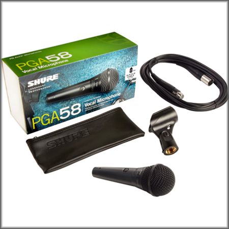 Další obrázek zboží Mikrofon Shure PGA58-XLR - Mikrofony Další obrázek zboží Mikrofon Shure PGA58-XLR - Mikrofony