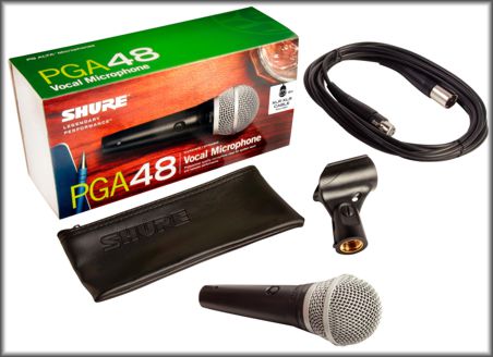 Další obrázek zboží Mikrofon Shure PGA48 XLR E - Mikrofony Další obrázek zboží Mikrofon Shure PGA48 XLR E - Mikrofony